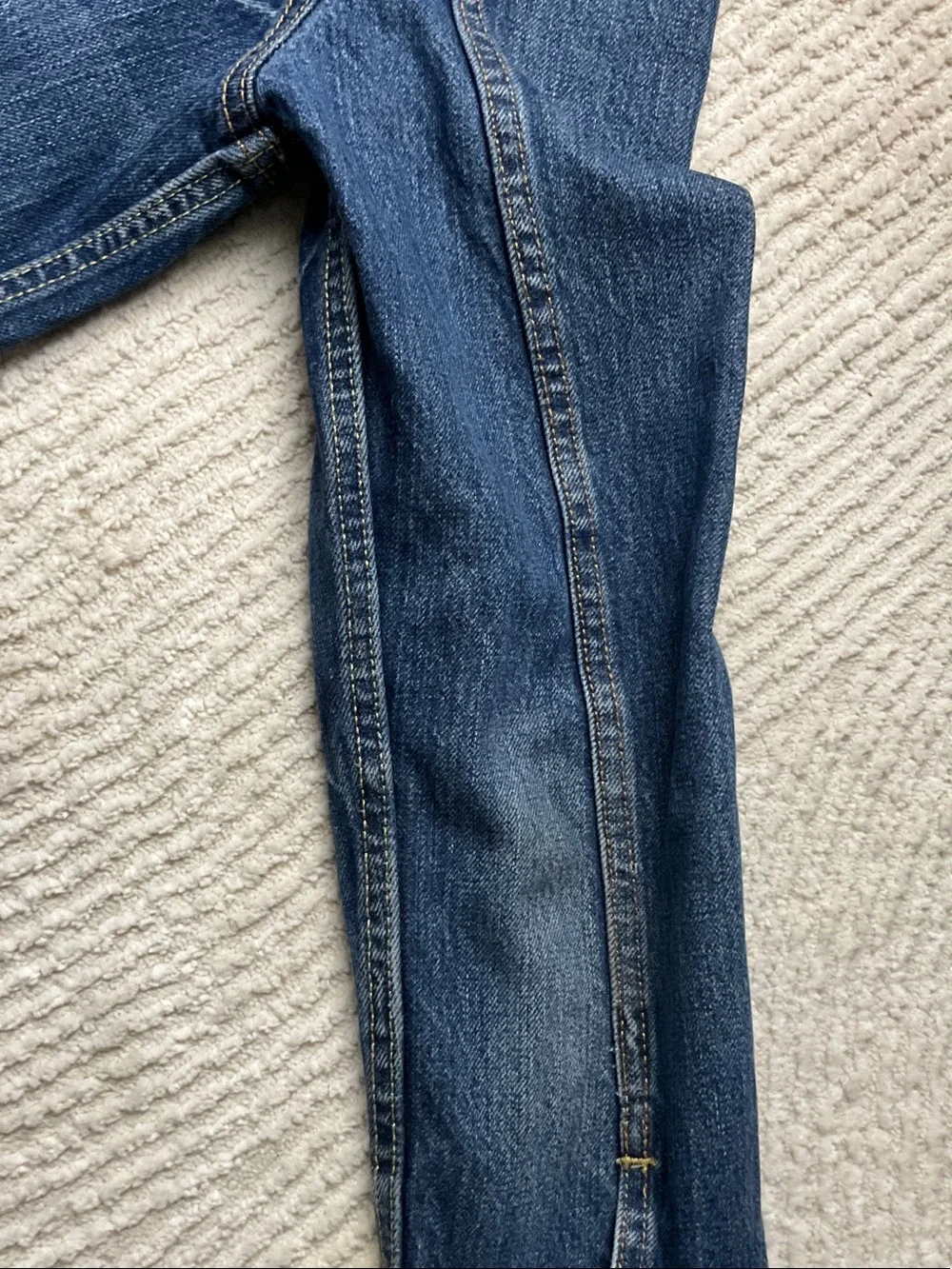 Levi's Distressed Blue Denim Jacket 72334 Size Large - Picture 16 of 16